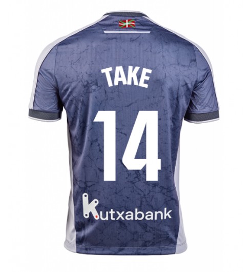 Real Sociedad Takefusa Kubo #14 Venkovní Dres 2025-26 Krátký Rukáv Real Sociedad Takefusa Kubo #14 Venkovní Dres 2025-26 Krátký Rukáv